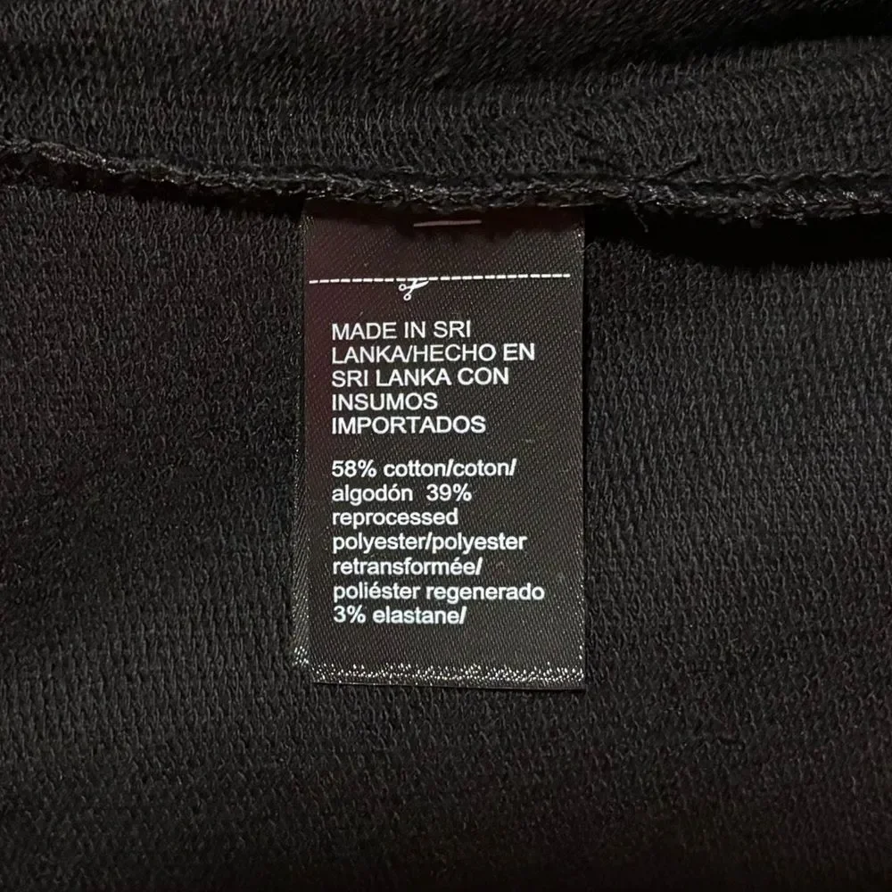 Calvin Klein Women’s Crewneck Sleepwear Sweatshirt in Black Size Small
